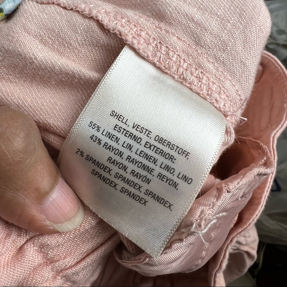 EUC Elevenses Blush Romy Paperbag Linen Pants - Picture 15 of 15